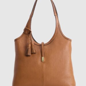 Fadbuzz Women's Caramel Tassel Tote Bag