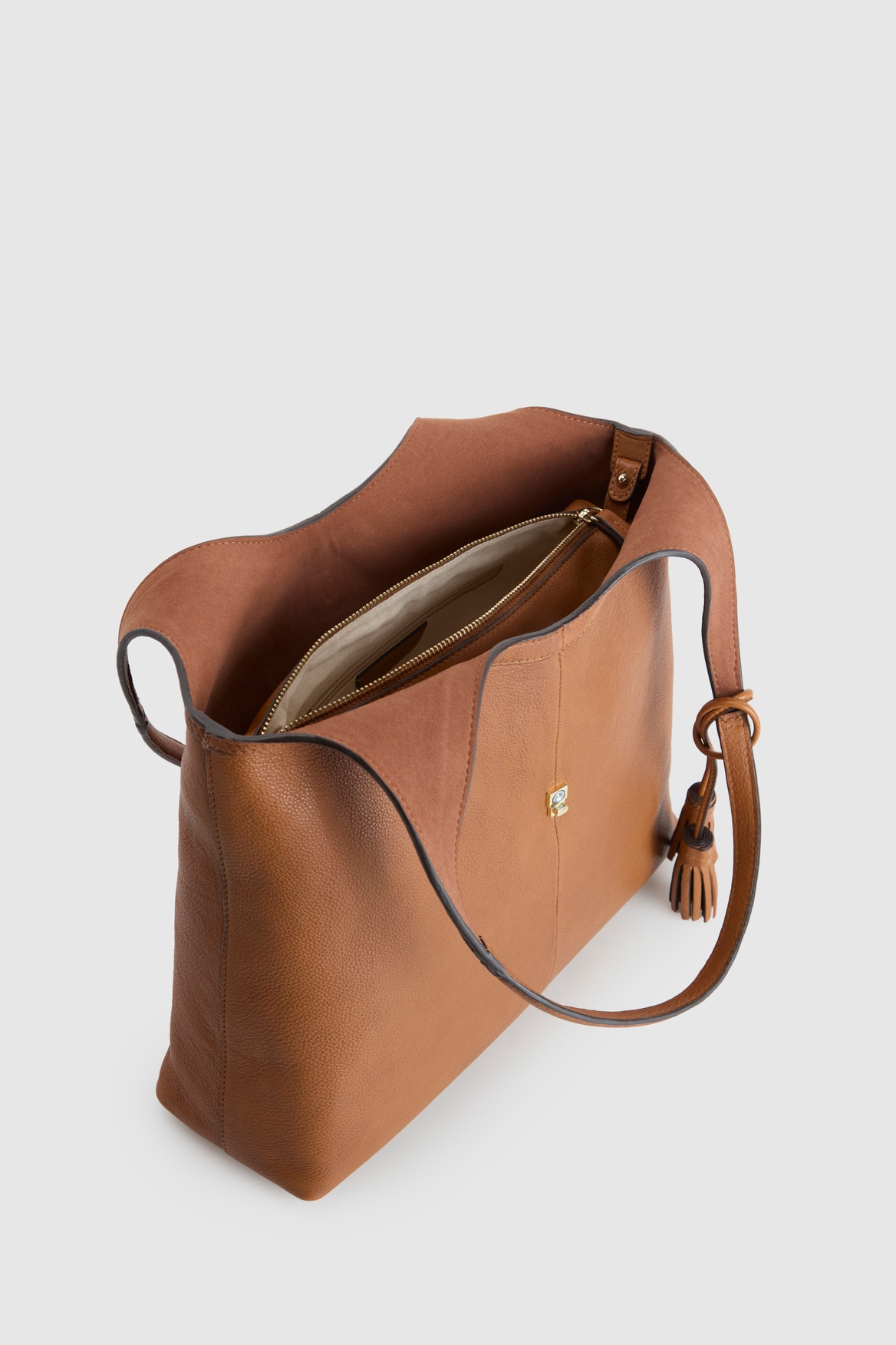 Fadbuzz Women's Caramel Tassel Tote Bag - Image 4